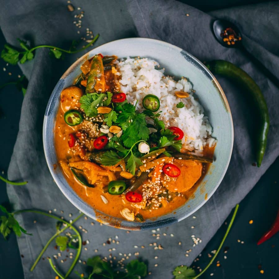 Thailändisches Gemüsecurry (scharf!) | Tapsy&amp;#39;s Kitchen